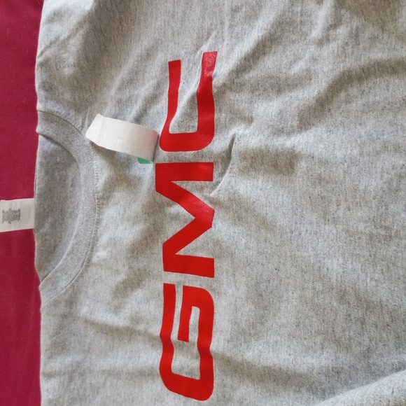 Glidden men's 3x short sleeve t-shirt heavy cotton gray with red GMC on front nw - Picture 5 of 5